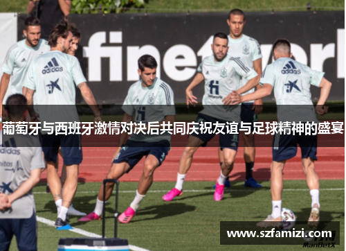葡萄牙与西班牙激情对决后共同庆祝友谊与足球精神的盛宴